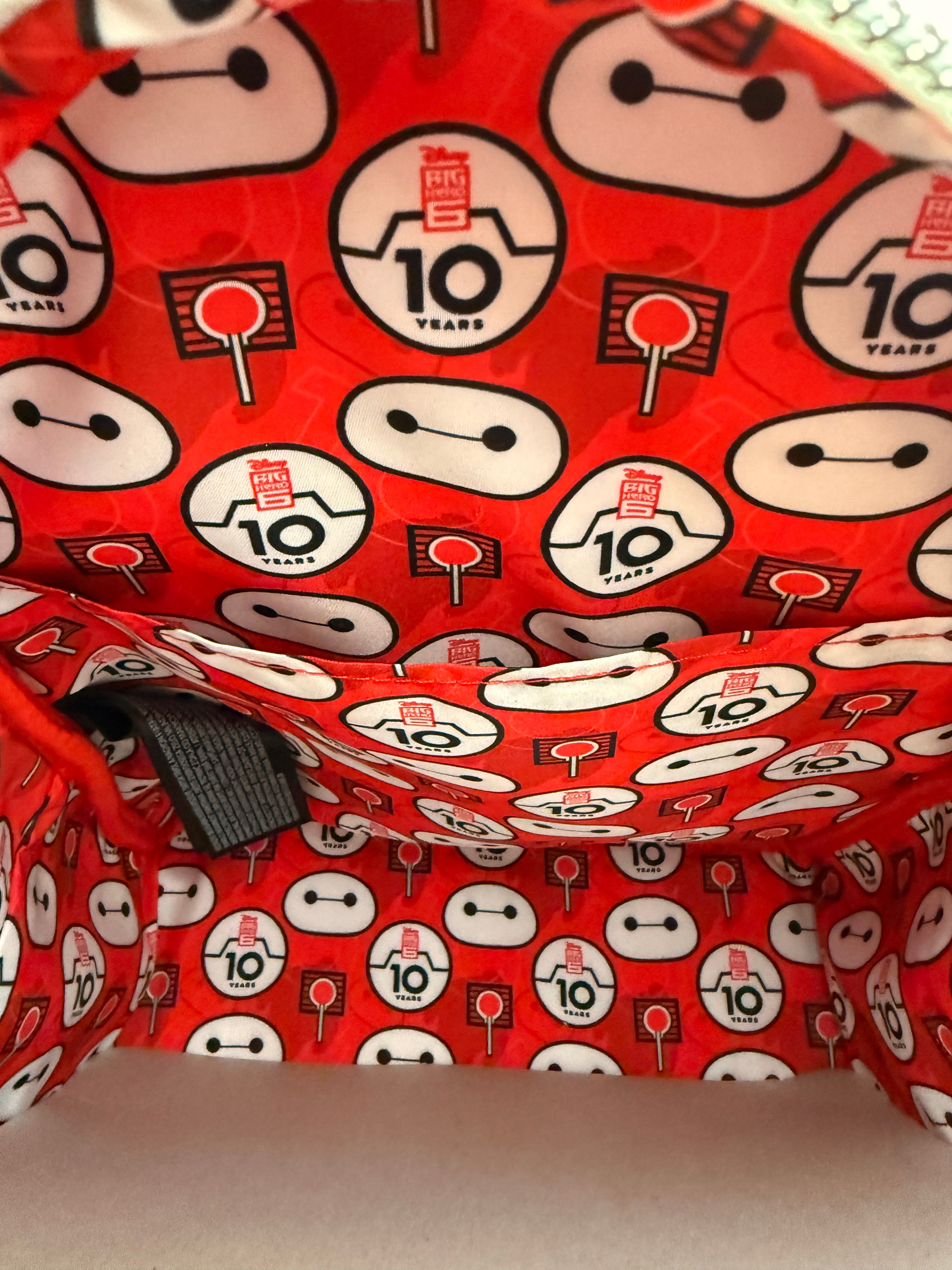 Loungefly Disney Big Hero 6 10th Anniversary Baymax & Friends Mini Backpack | NWT
