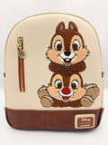 Loungefly Disney Chip & Dale Stacked Chenille Mini Backpack | BoxLunch Exclusive | NWT
