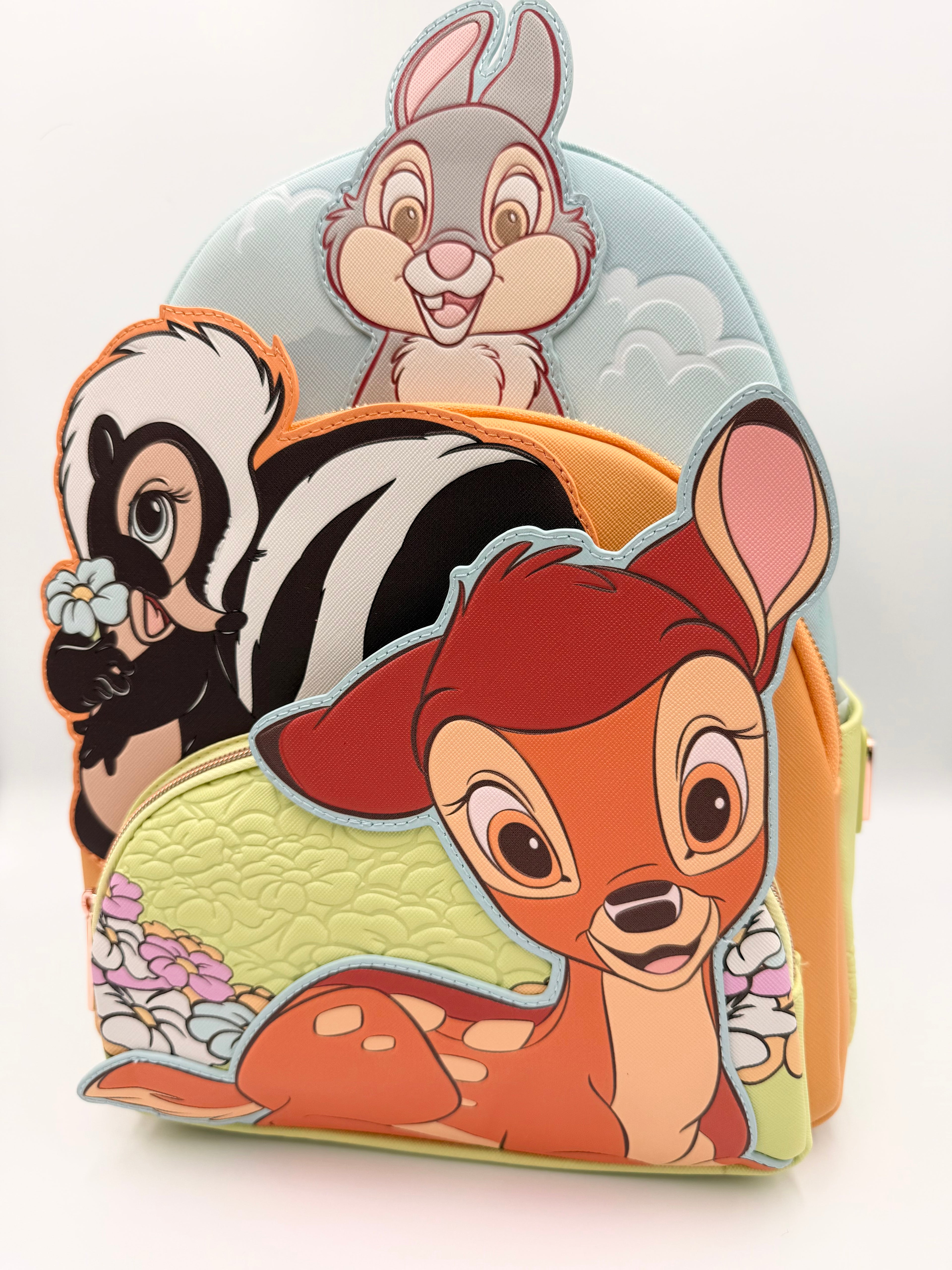 Loungefly Disney Bambi & Friends Triple Pocket Mini Backpack | NWT