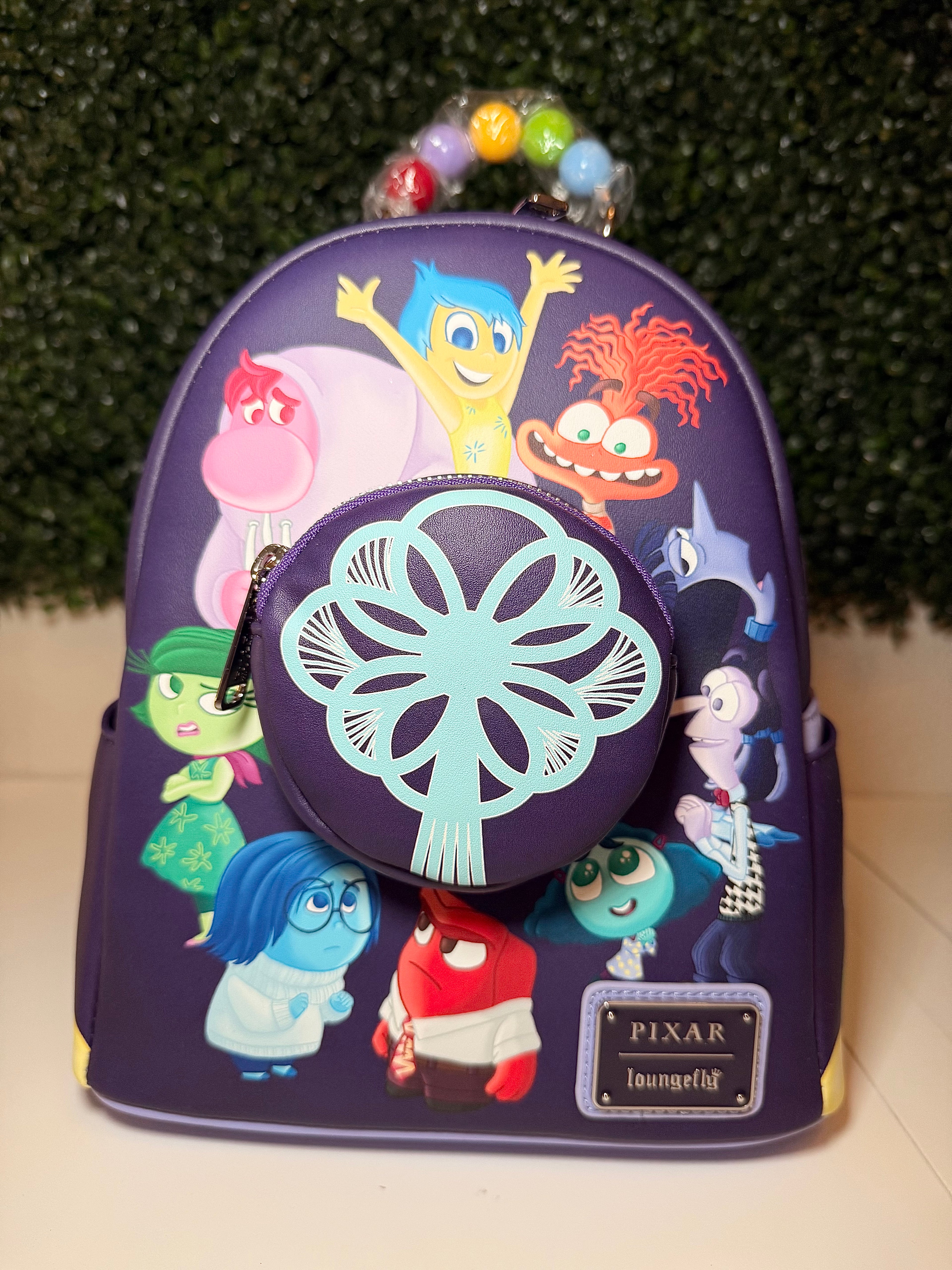 Loungefly Disney Pixar Inside Out 2 Emotions Light-Up Mini Backpack | NWT