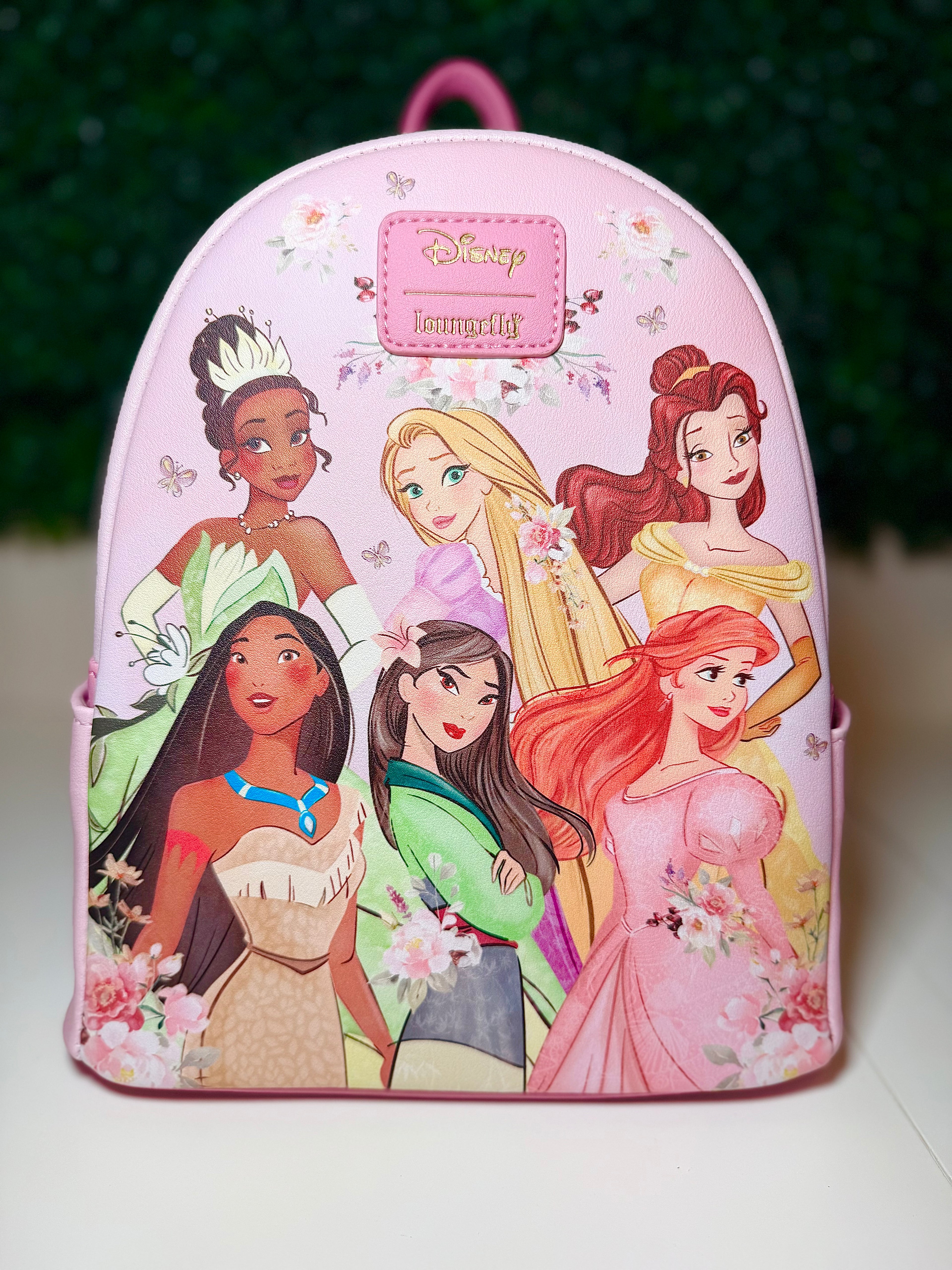 Loungefly Disney Princess Group Pink Mini Backpack | NWT