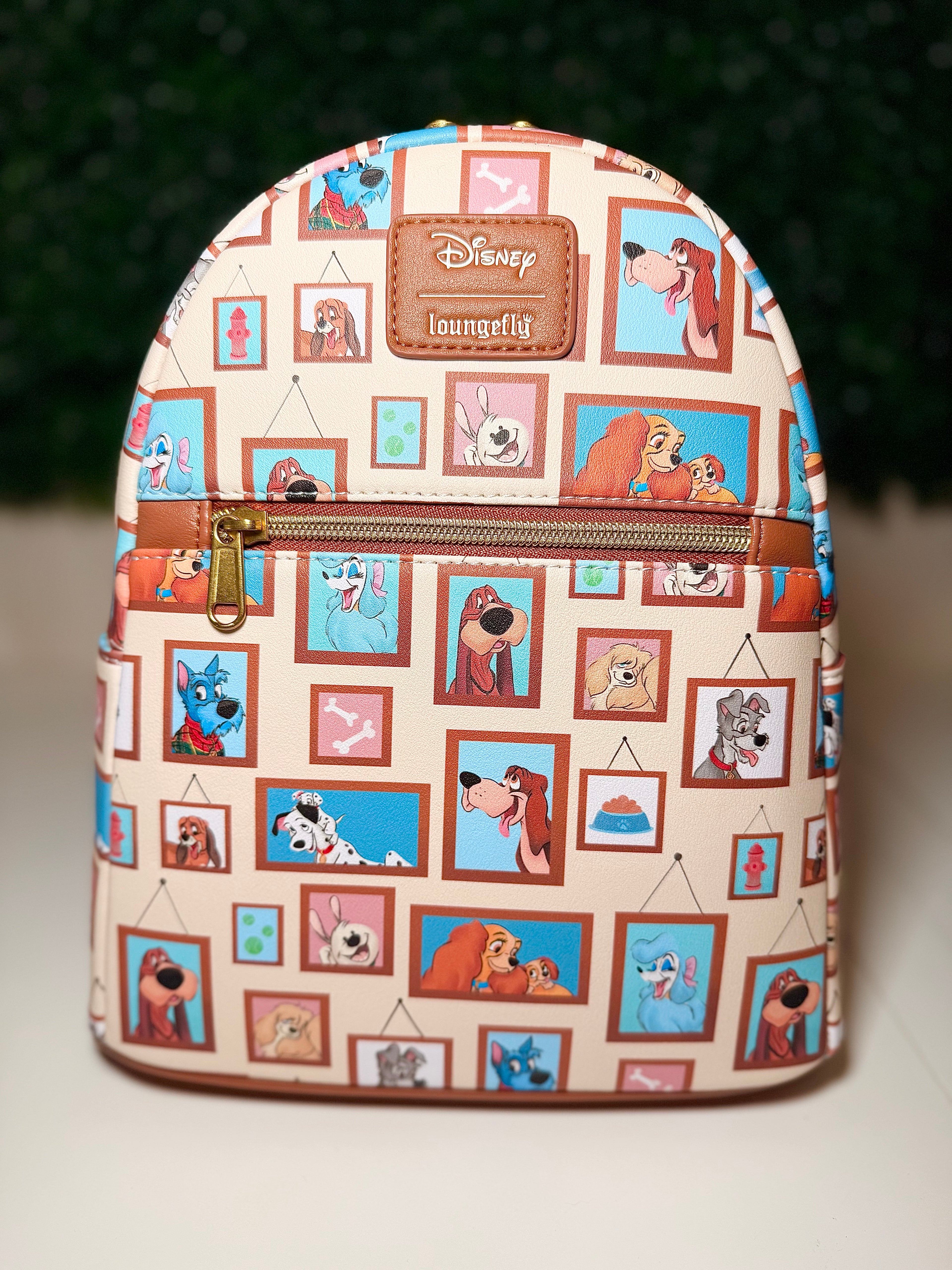 Loungefly Disney Dogs Gallery Mini Backpack | NWT