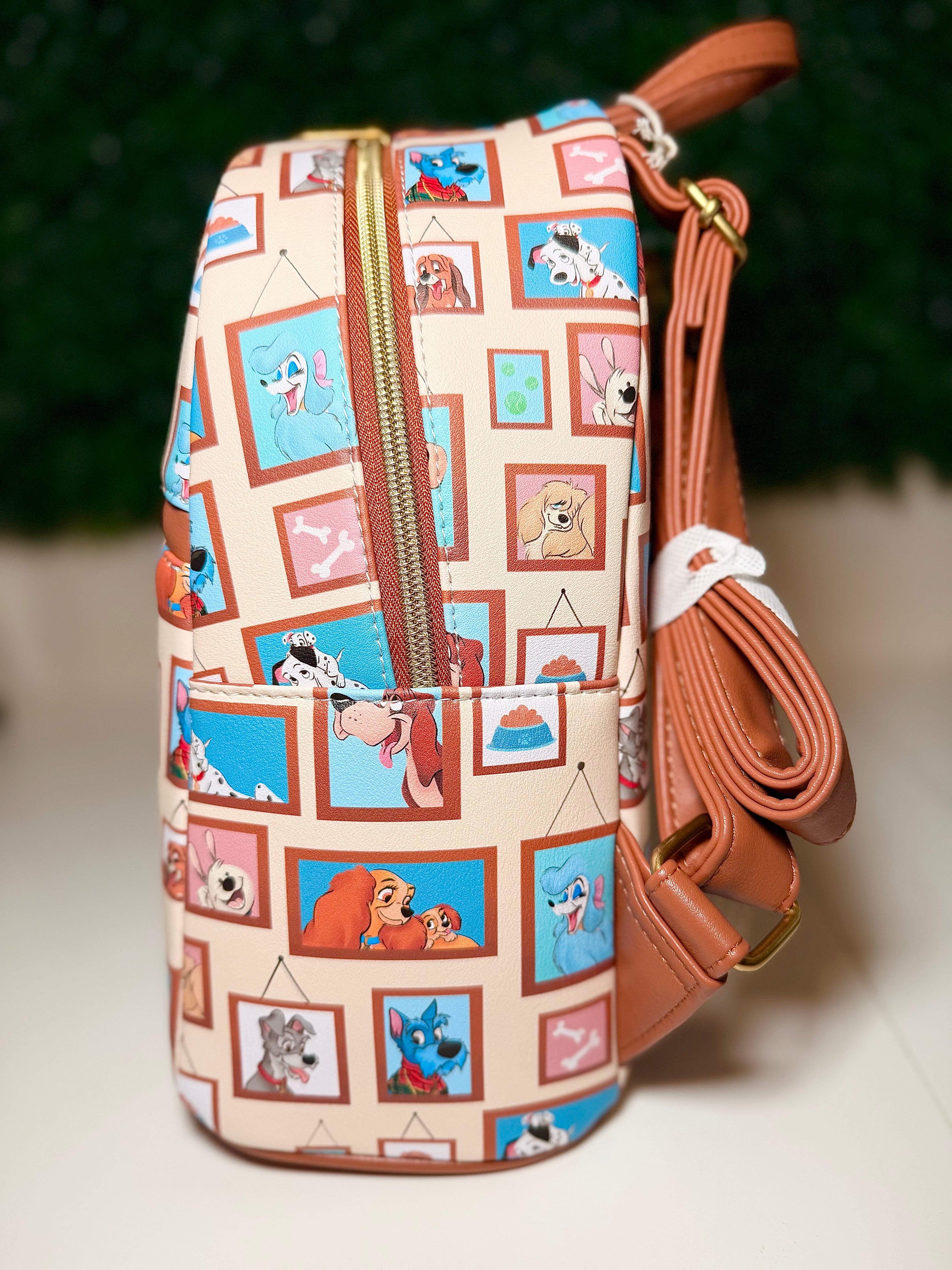 Loungefly Disney Dogs Gallery Mini Backpack | NWT