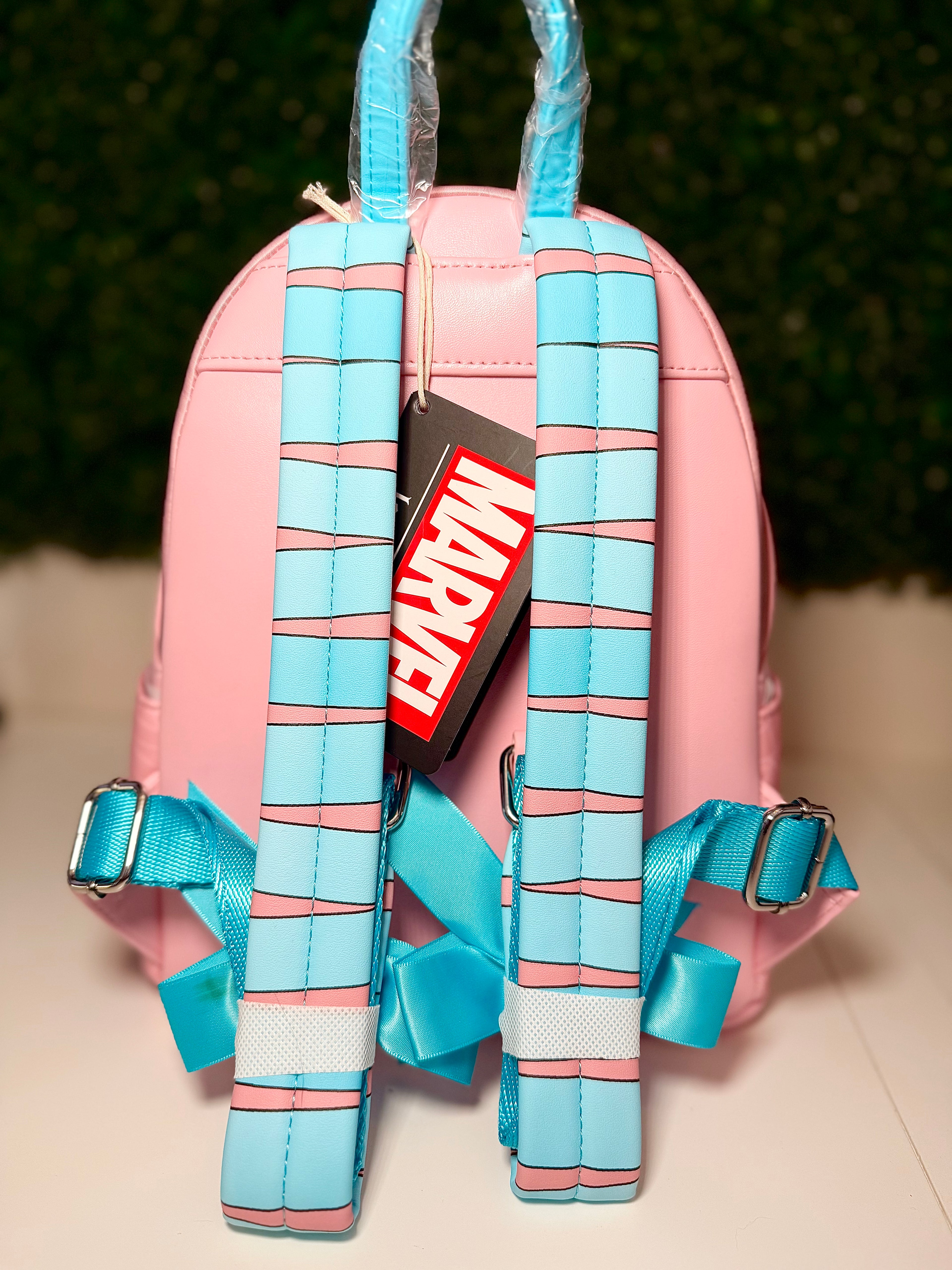 Loungefly Marvel Spider-Gwen Pink Web Mini Backpack | NWT