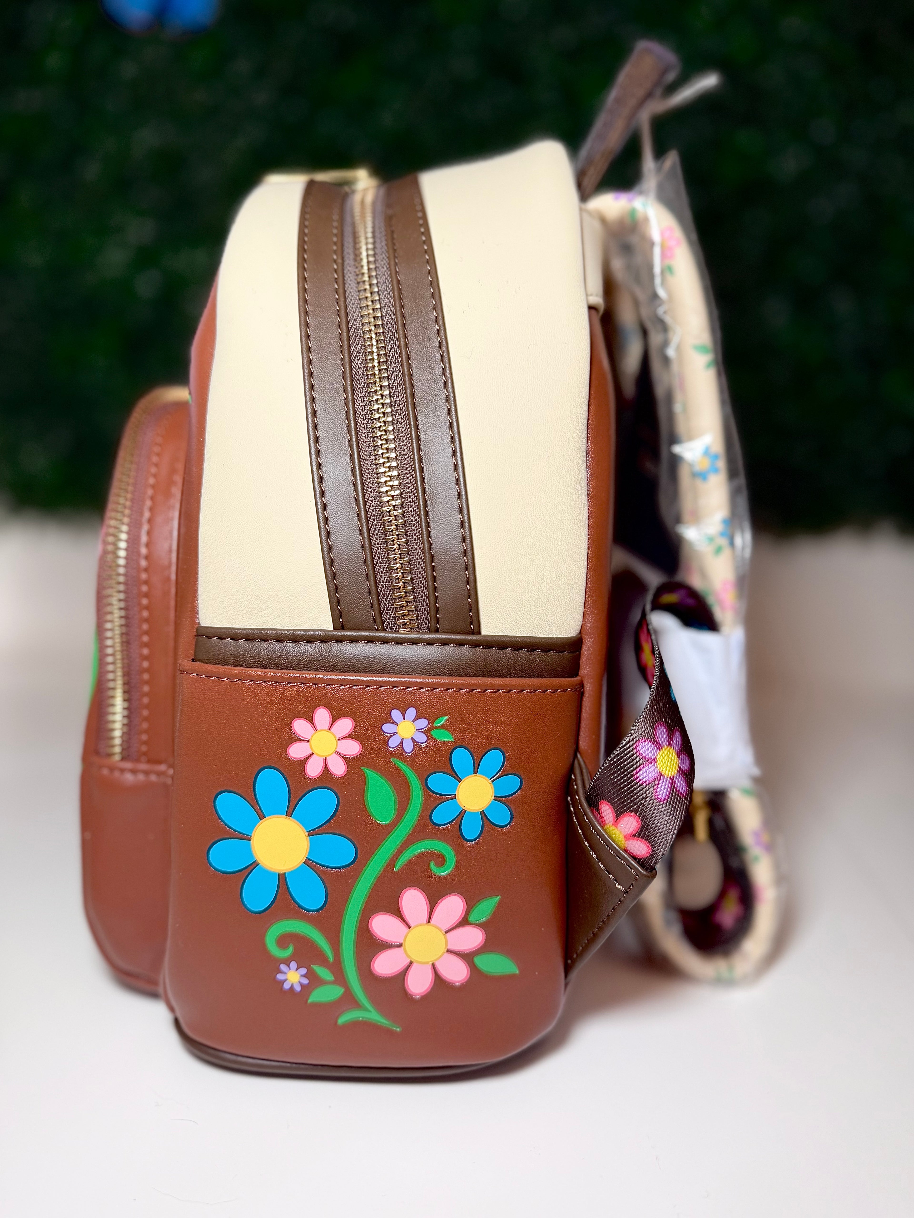 Loungefly Disney Tangled Pascal Flower Mini Backpack | NWT