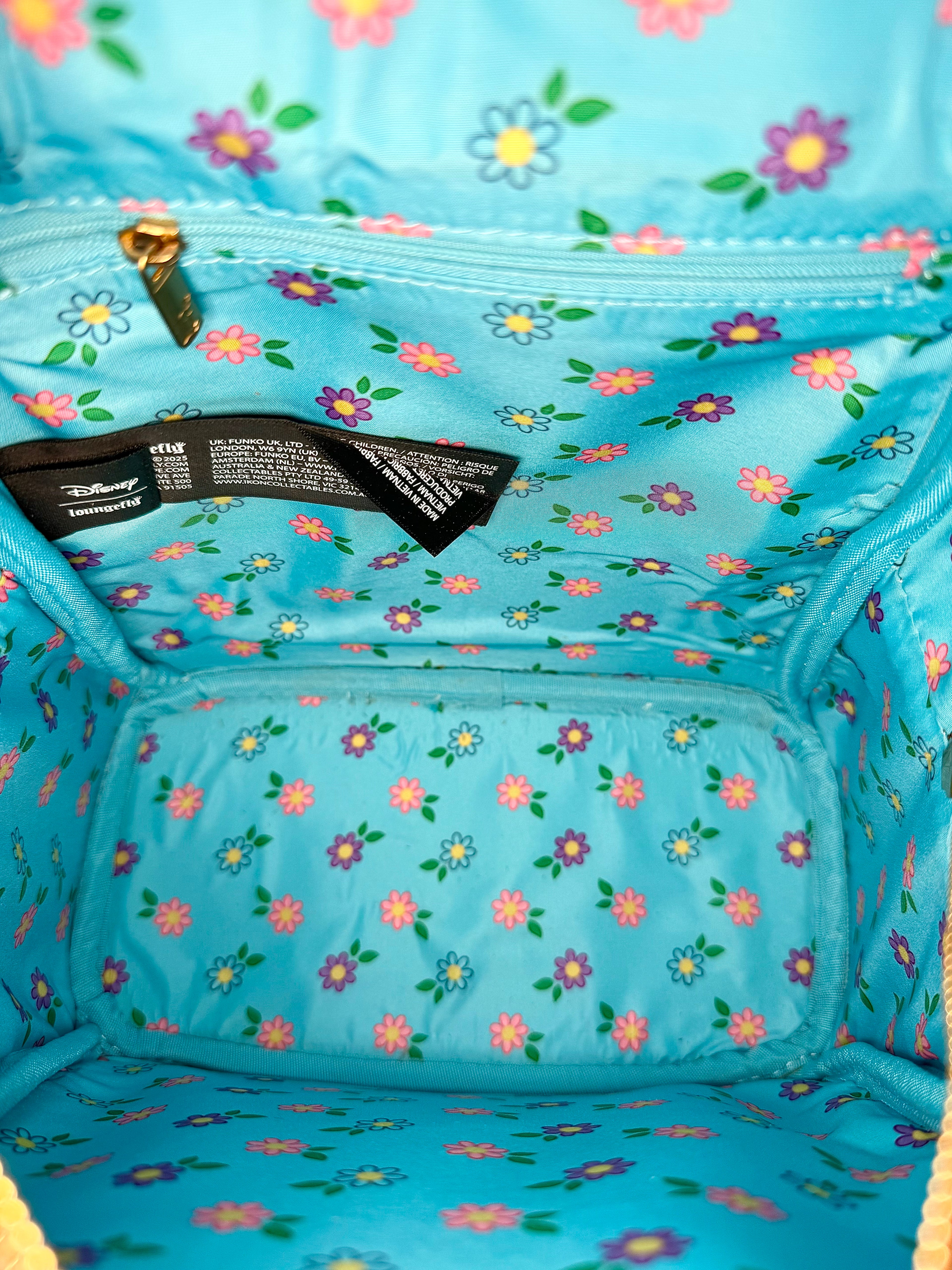 Loungefly Disney Tangled Pascal Flower Mini Backpack | NWT