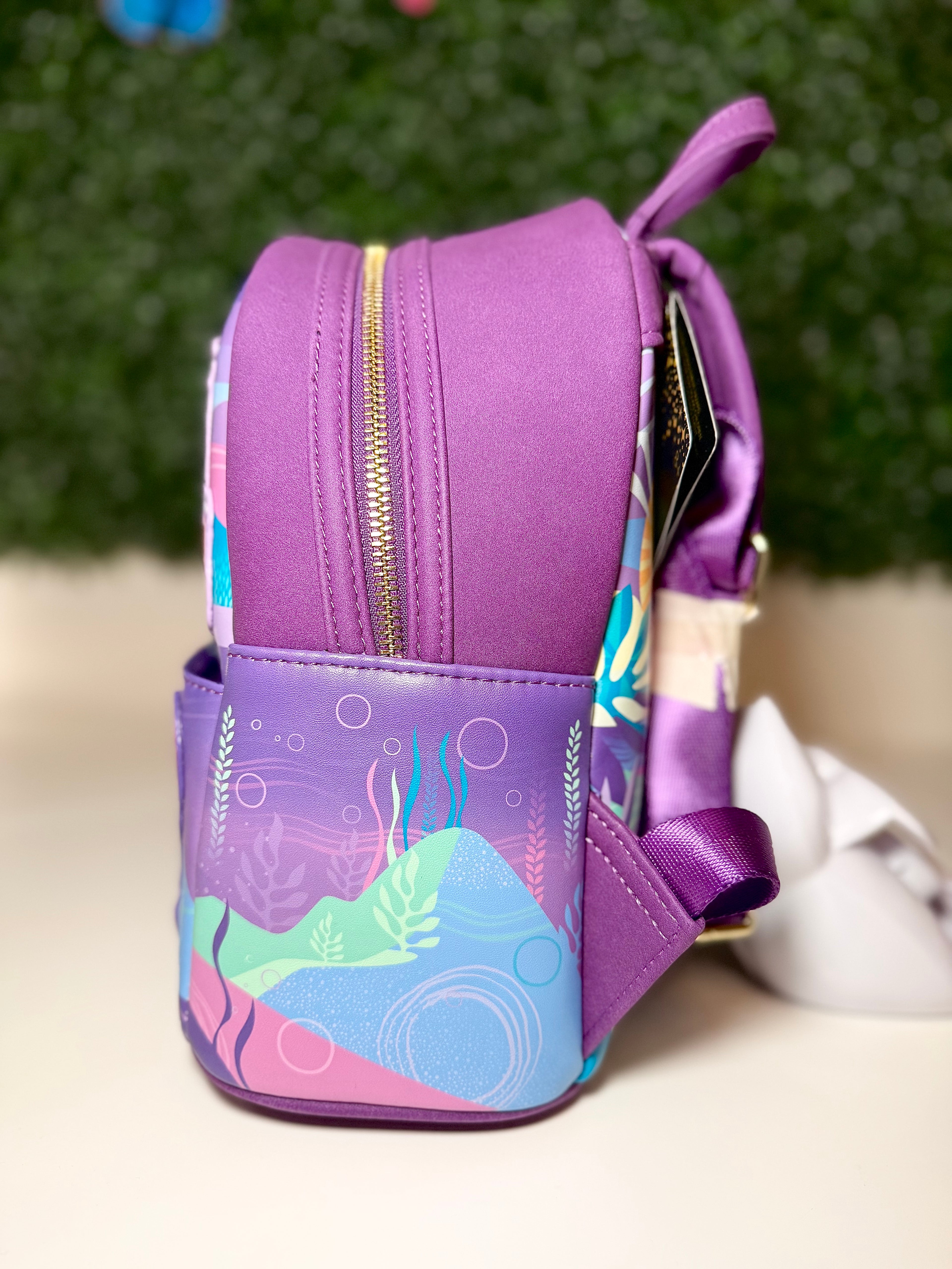 Loungefly Disney Little Mermaid Ariel Castle Series Mini Backpack | NWT