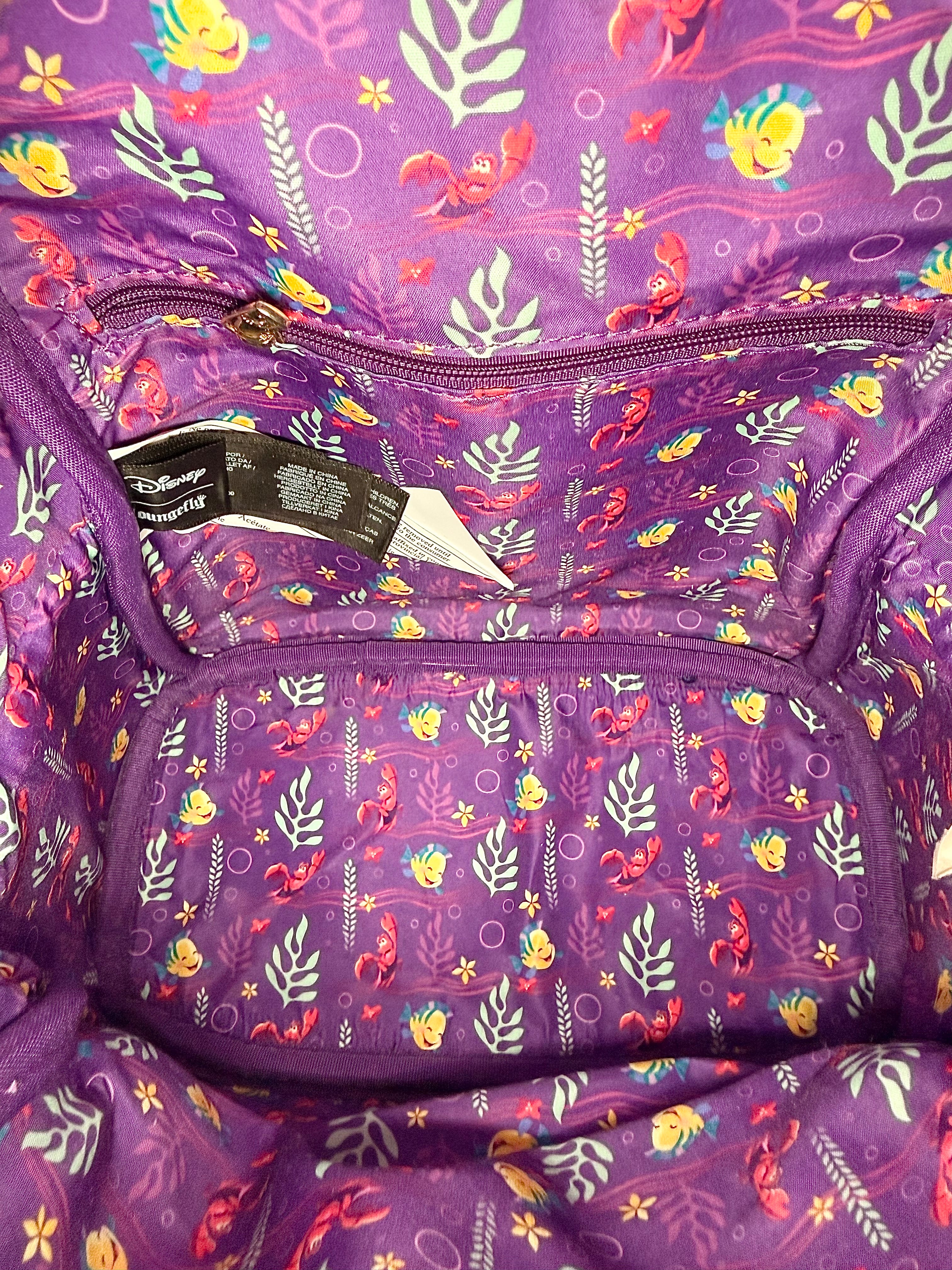 Loungefly Disney Little Mermaid Ariel Castle Series Mini Backpack | NWT