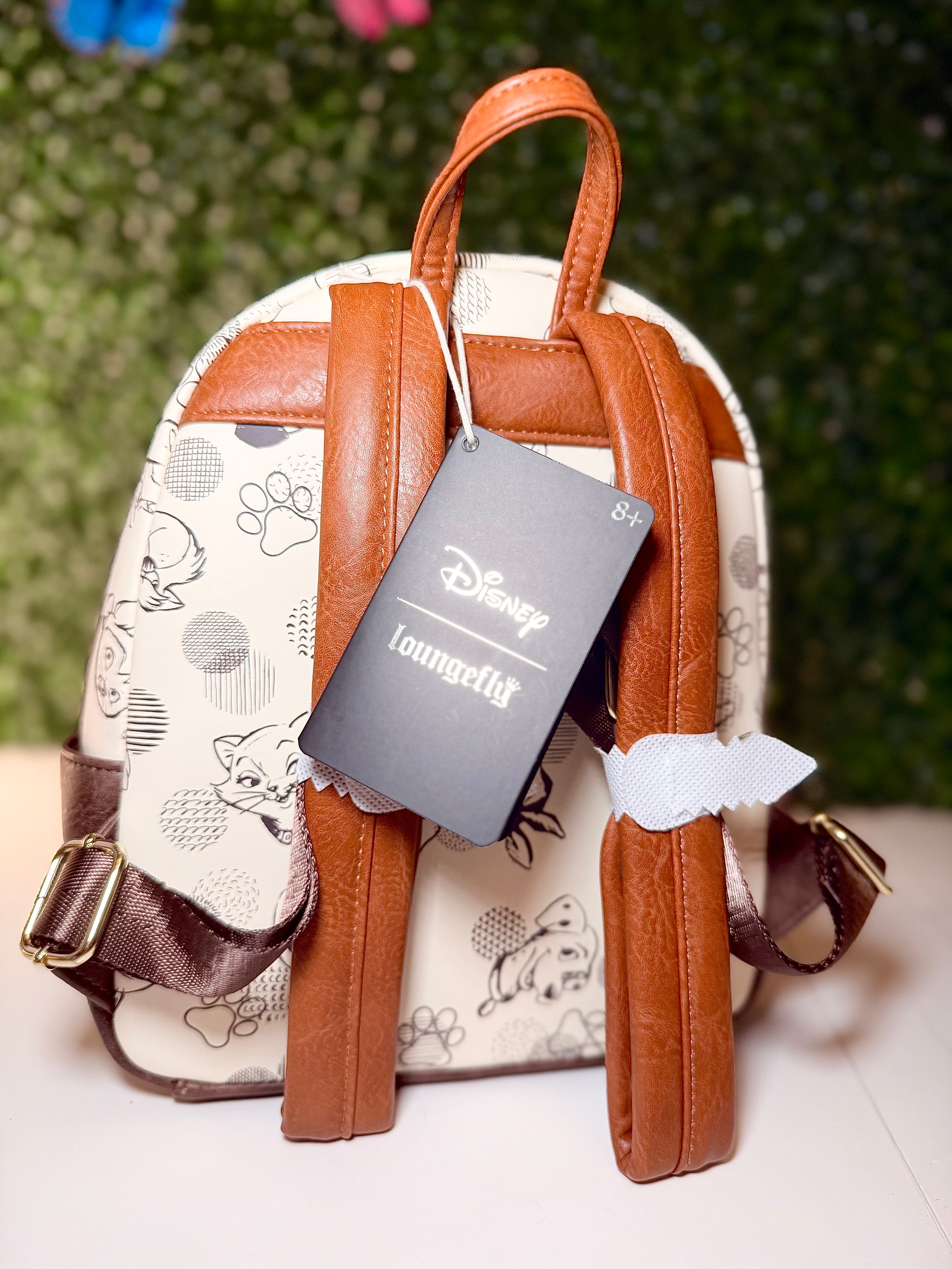 Loungefly Disney Pets Sketch AOP Mini Backpack | NWT