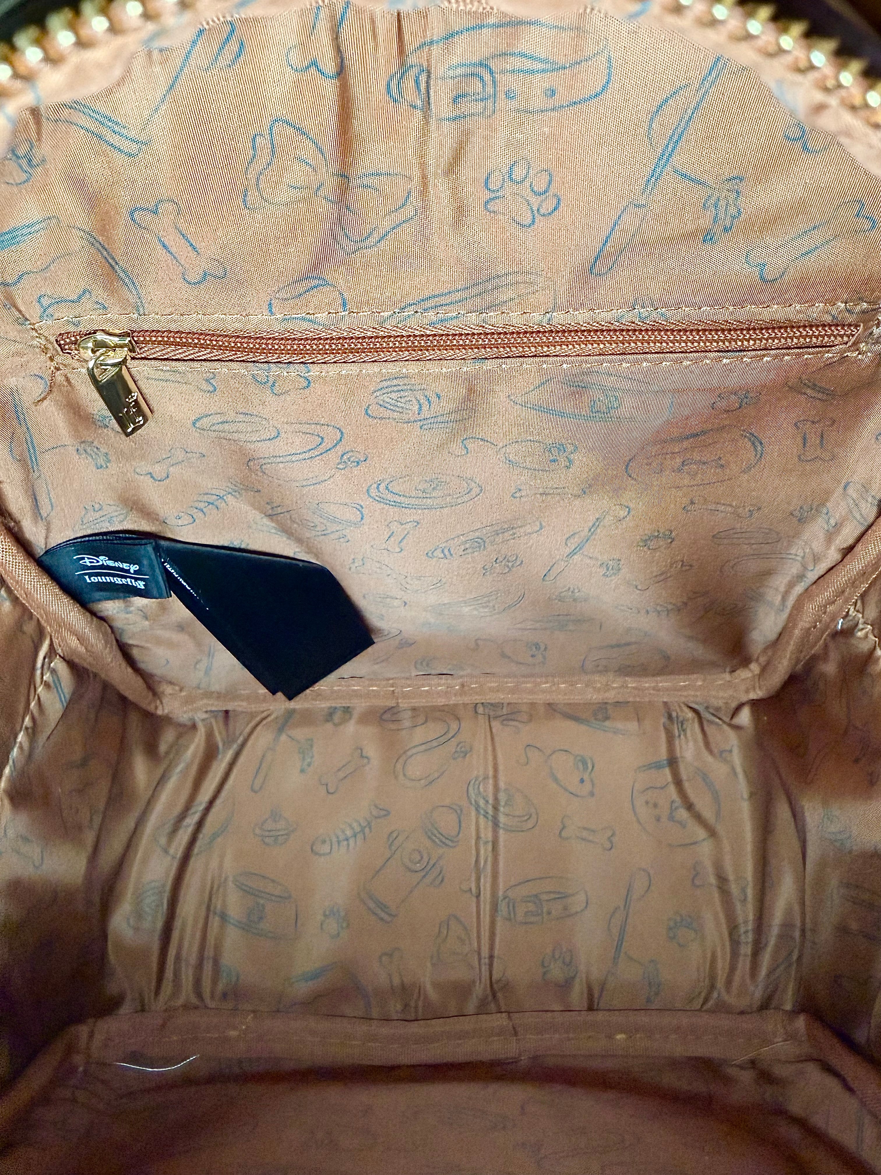 Loungefly Disney Pets Sketch AOP Mini Backpack | NWT