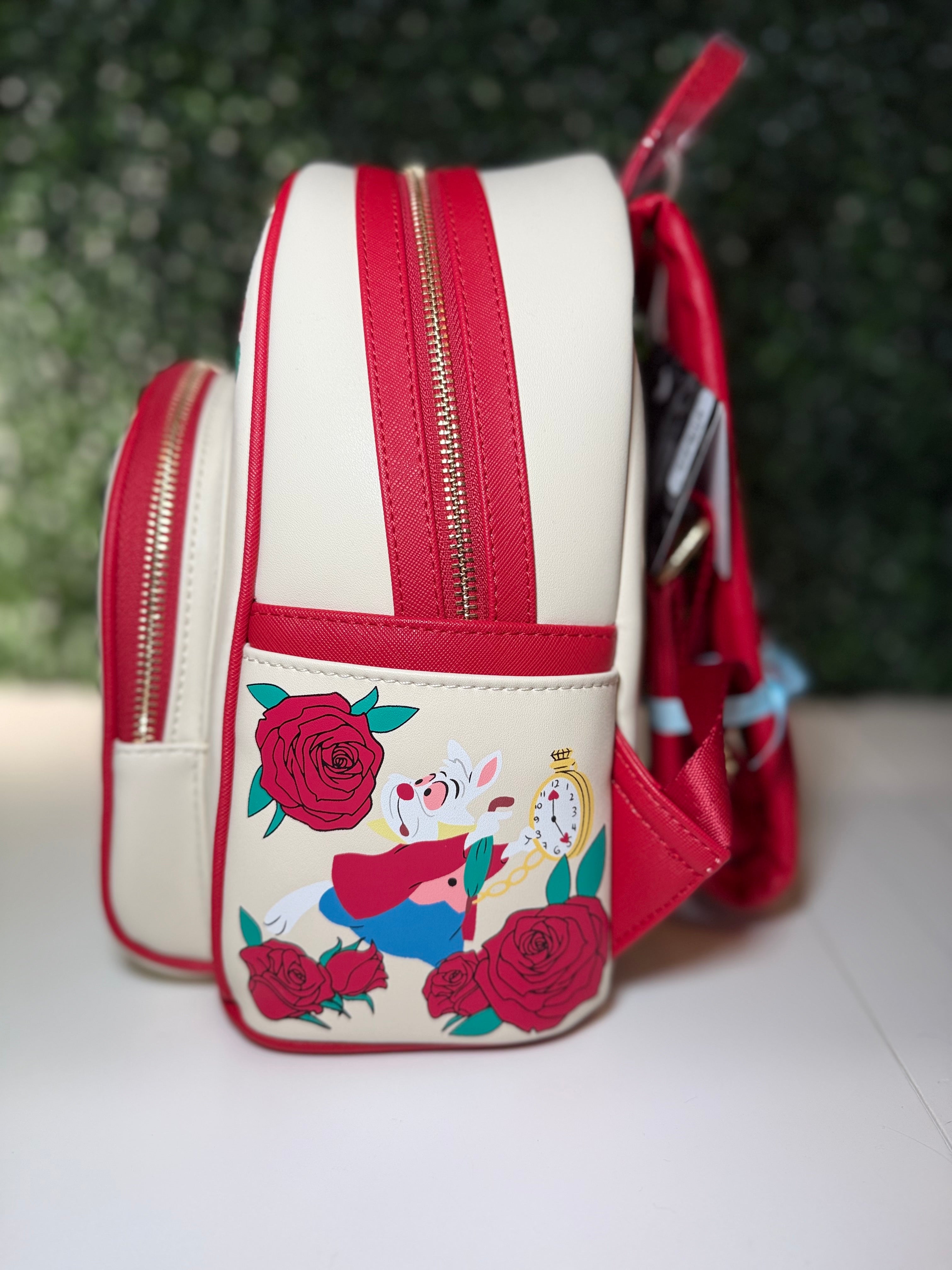 Loungefly Disney Alice in Wonderland Color Changing Roses Mini Backpack | NWT