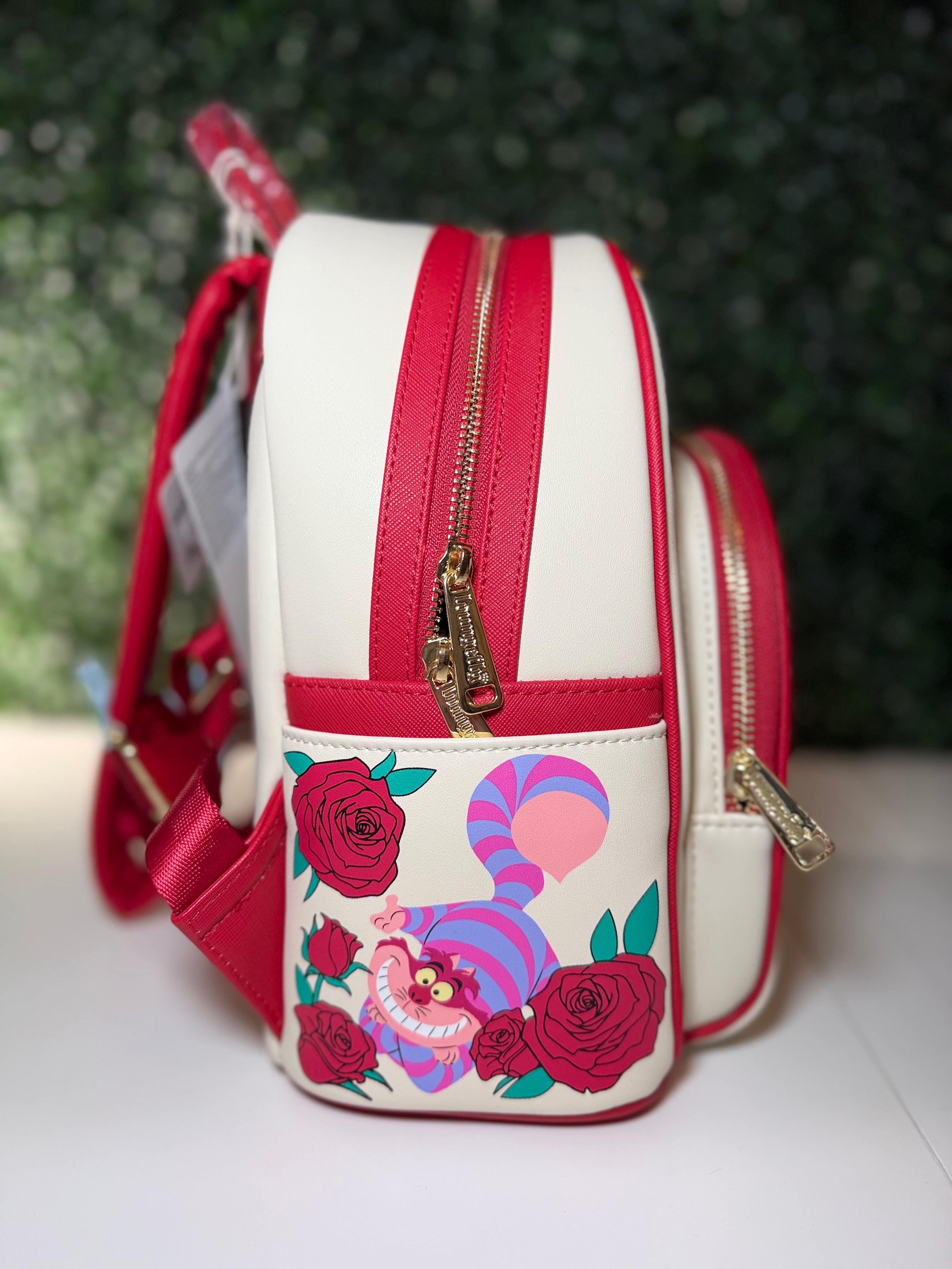 Loungefly Disney Alice in Wonderland Color Changing Roses Mini Backpack | NWT