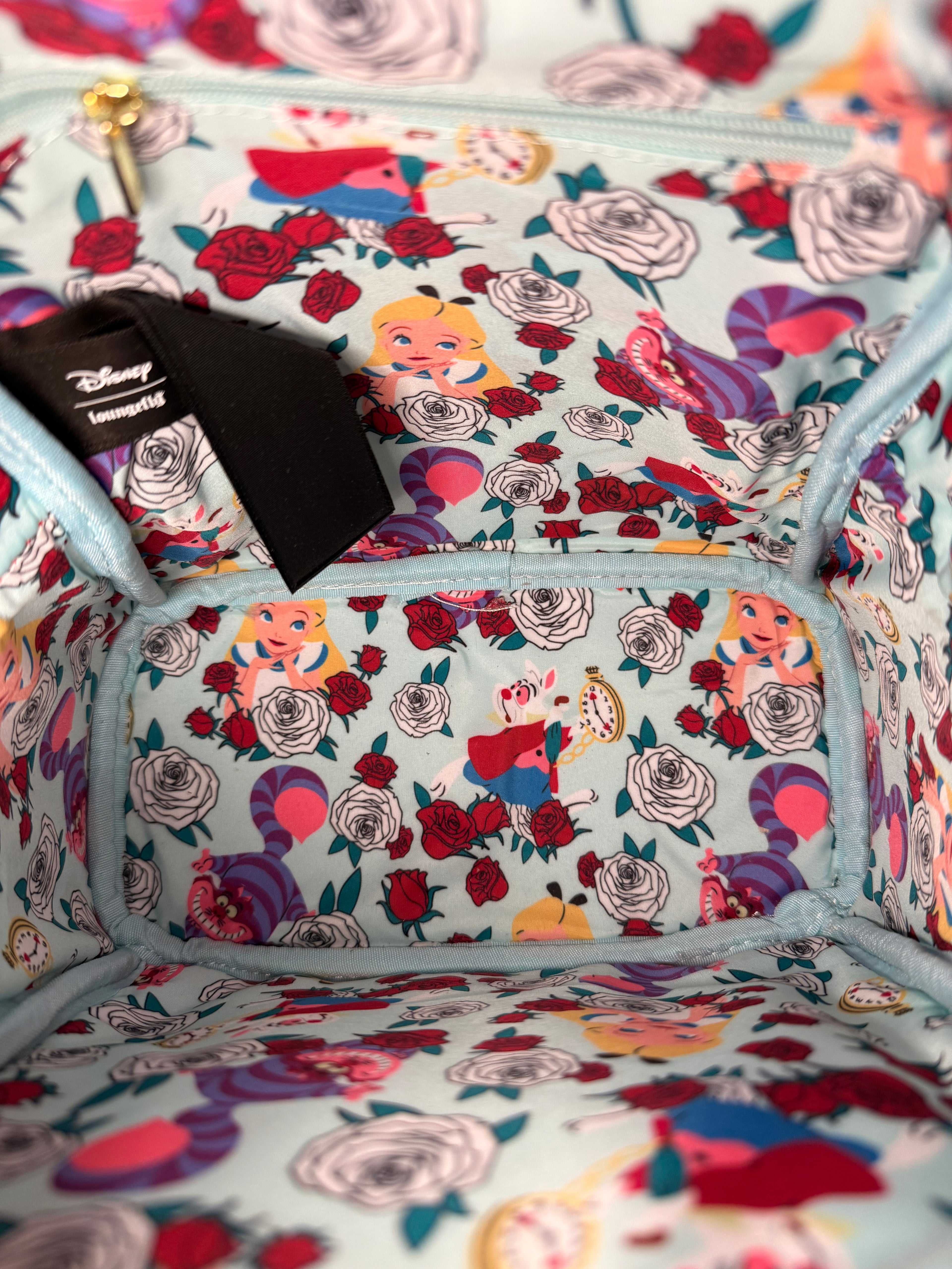 Loungefly Disney Alice in Wonderland Color Changing Roses Mini Backpack | NWT