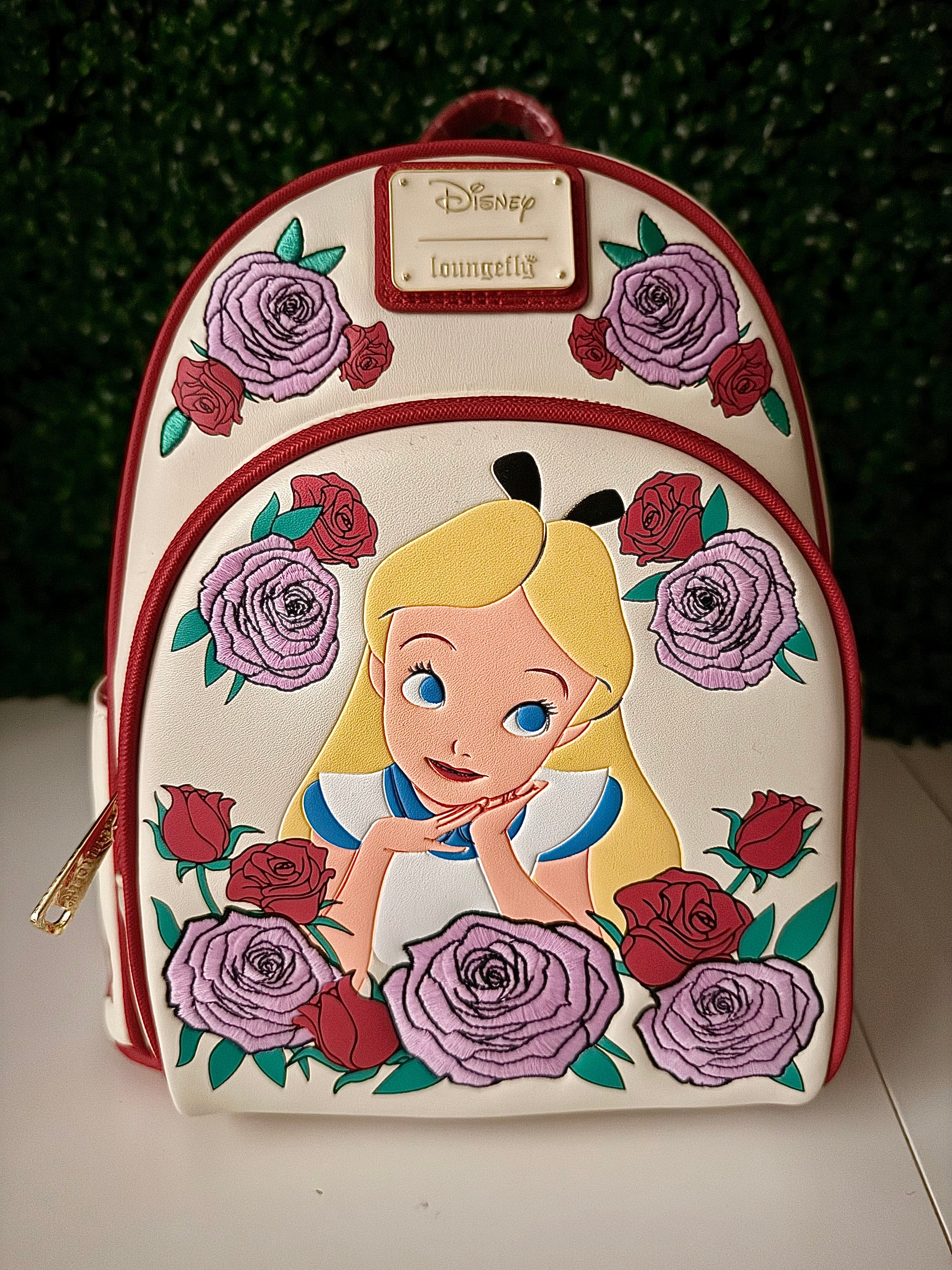 Loungefly Disney Alice in Wonderland Color Changing Roses Mini Backpack | NWT
