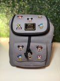 Loungefly Disney Mickey and Friends Embroidered Canvas Mini Backpack | NWT