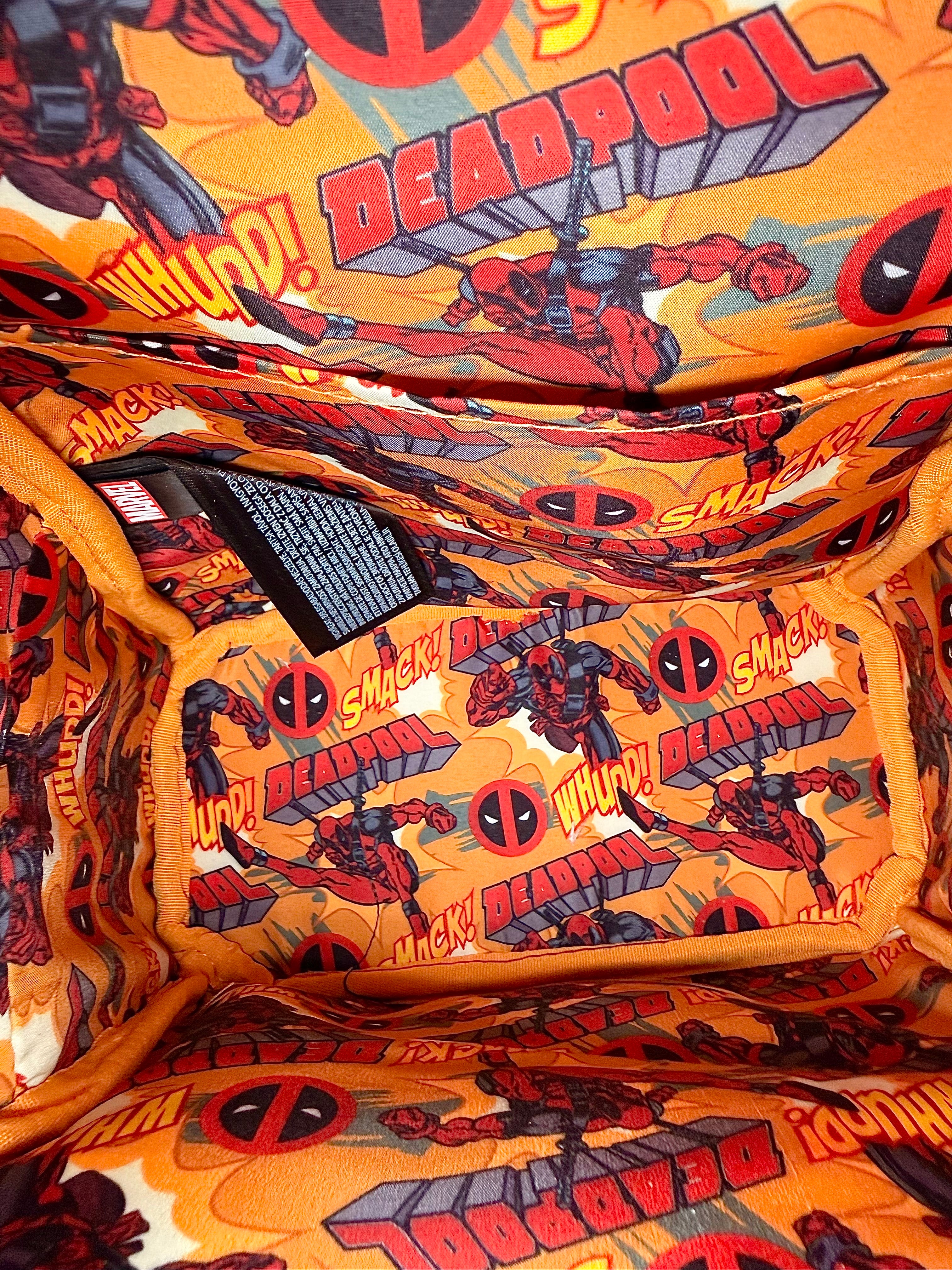 Loungefly Marvel Metallic Deadpool Cosplay Mini Backpack | NWT